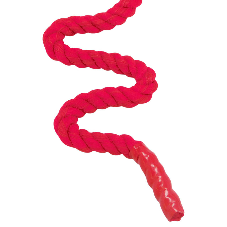 Super Soft Triple-Strand 1/4 Inch Twisted Cotton Bondage Rope (Red)