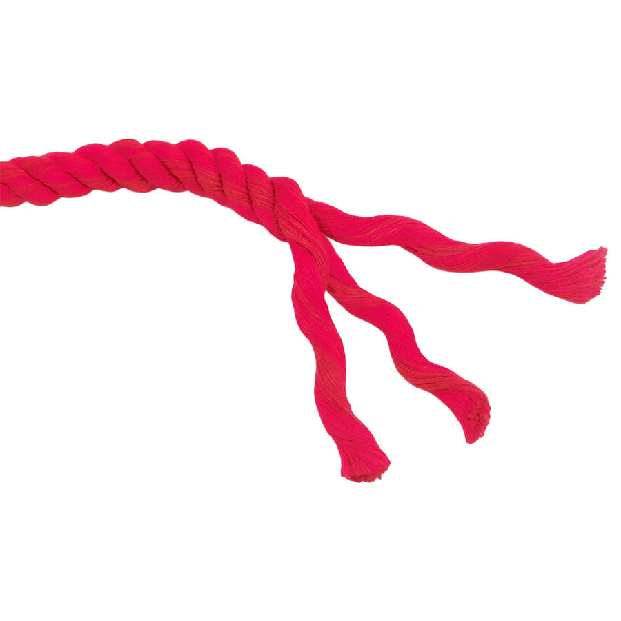Super Soft Triple-Strand 1/4 Inch Twisted Cotton Bondage Rope (Red)